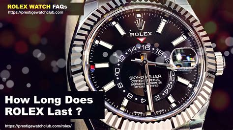 how long is a rolex life battery|how long does Rolex last.